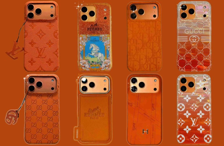 CyParn Case designer cases for iPhone 17, AirPods Pro 3, and Apple Watch Series 11/SE 3/Ultra 3 on a clean background