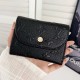 LV Luxury Card Holder - Monogram Print Multi-Function Wallet with Zip Pocket LV Luxury Card Holder - Monogram Print Multi-Function Wallet with Zip Pocket