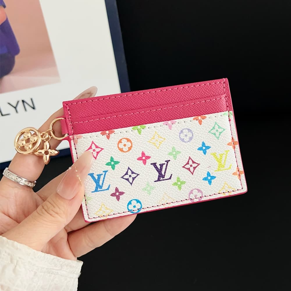 LV Luxury Card Holder - Double-Sided Monogram with 4-Leaf Charm (5-Card Capacity) LV Luxury Card Holder - Double-Sided Monogram with 4-Leaf Charm (5-Card Capacity)