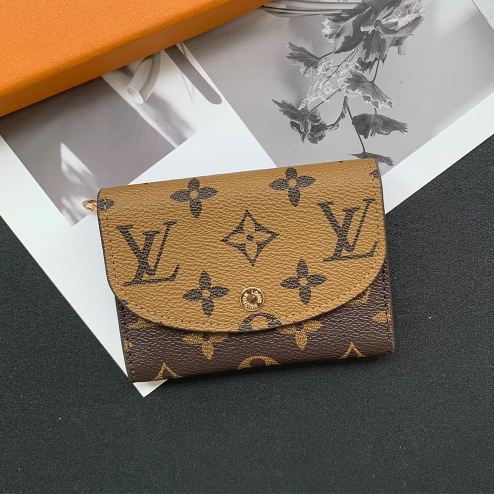 LV Luxury Card Holder - Monogram/Damier Design with Gold Accents (11x8cm) LV Luxury Card Holder - Monogram/Damier Design with Gold Accents (11x8cm)