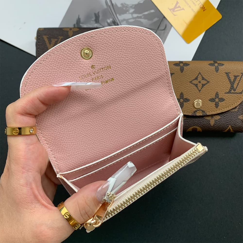 LV Luxury Card Holder - Monogram/Damier Design with Gold Accents (11x8cm) LV Luxury Card Holder - Monogram/Damier Design with Gold Accents (11x8cm)