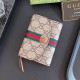 GUCCI Luxury Card Holder - GG Supreme with Red/Green Web & Tassel GUCCI Luxury Card Holder - GG Supreme with Red/Green Web & Tassel