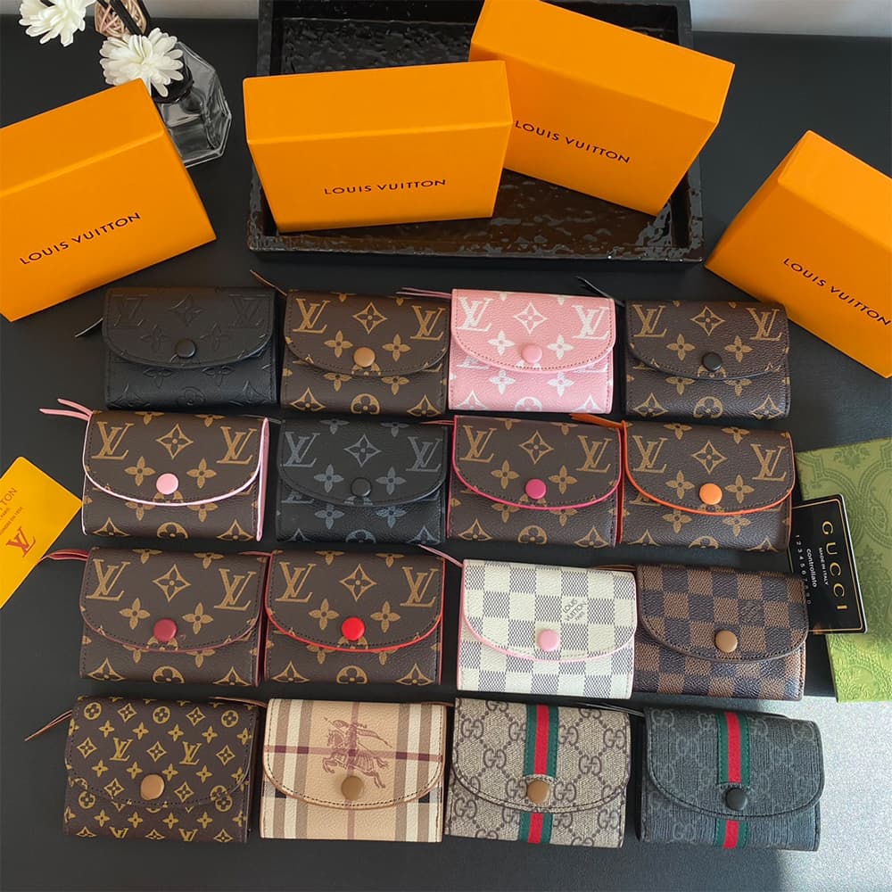 LV-Inspired Luxury Card Holder - Monogram/Damier with Multi-Compartment (3+ Cards)
