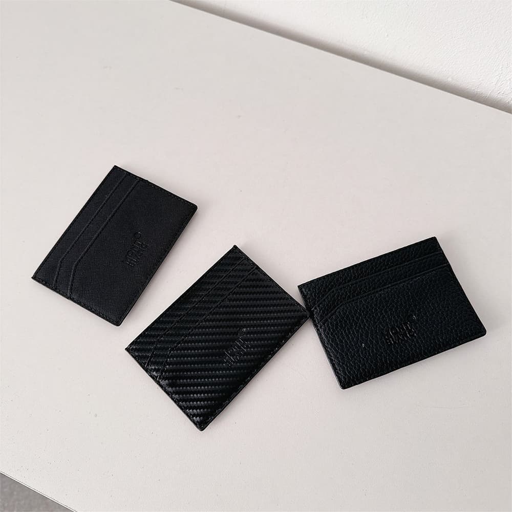 Montblanc Luxury Card Holder - Signature Star Logo with 3 Texture Options Montblanc Luxury Card Holder - Signature Star Logo with 3 Texture Options