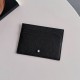 Montblanc Luxury Card Holder - Signature Star Logo with 3 Texture Options Montblanc Luxury Card Holder - Signature Star Logo with 3 Texture Options