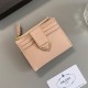 Prada Luxury Card Holder - Saffiano Leather with Triangle Logo (11x9cm) Prada Luxury Card Holder - Saffiano Leather with Triangle Logo (11x9cm)