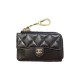 Chanel Luxury Card Holder - Quilted Design with CC Logo & Chain (13.5x8.5cm) Chanel Luxury Card Holder - Quilted Design with CC Logo & Chain (13.5x8.5cm)