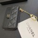 Chanel Luxury Card Holder - Quilted Design with CC Logo & Chain (13.5x8.5cm) Chanel Luxury Card Holder - Quilted Design with CC Logo & Chain (13.5x8.5cm)