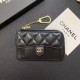 Chanel Luxury Card Holder - Quilted Design with CC Logo & Chain (13.5x8.5cm) Chanel Luxury Card Holder - Quilted Design with CC Logo & Chain (13.5x8.5cm)