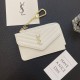 YSL Luxury Designer Card Holder with Quilted Texture & Chain Strap YSL Luxury Designer Card Holder with Quilted Texture & Chain Strap