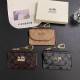 COACH Signature Card Holder with CC Monogram & Horse Carriage Charm COACH Signature Card Holder with CC Monogram & Horse Carriage Charm