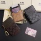COACH Signature Card Holder with CC Monogram & Horse Carriage Charm COACH Signature Card Holder with CC Monogram & Horse Carriage Charm