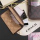 COACH Signature Card Holder with CC Monogram & Horse Carriage Charm COACH Signature Card Holder with CC Monogram & Horse Carriage Charm
