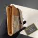 GUCCI GG Monogram Card Holder with Web Stripe & Coin Pocket GUCCI GG Monogram Card Holder with Web Stripe & Coin Pocket