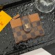 Louis Vuitton Monogram Card Holder with LV Gold-Tone Closure Louis Vuitton Monogram Card Holder with LV Gold-Tone Closure