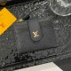 Louis Vuitton Monogram Card Holder with LV Gold-Tone Closure Louis Vuitton Monogram Card Holder with LV Gold-Tone Closure