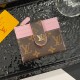 Louis Vuitton Monogram Card Holder with LV Gold-Tone Closure Louis Vuitton Monogram Card Holder with LV Gold-Tone Closure