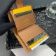 Louis Vuitton Monogram Card Holder with LV Gold-Tone Closure Louis Vuitton Monogram Card Holder with LV Gold-Tone Closure