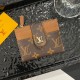 Louis Vuitton Monogram Card Holder with LV Gold-Tone Closure Louis Vuitton Monogram Card Holder with LV Gold-Tone Closure