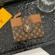 Louis Vuitton Monogram Card Holder with LV Gold-Tone Closure Louis Vuitton Monogram Card Holder with LV Gold-Tone Closure