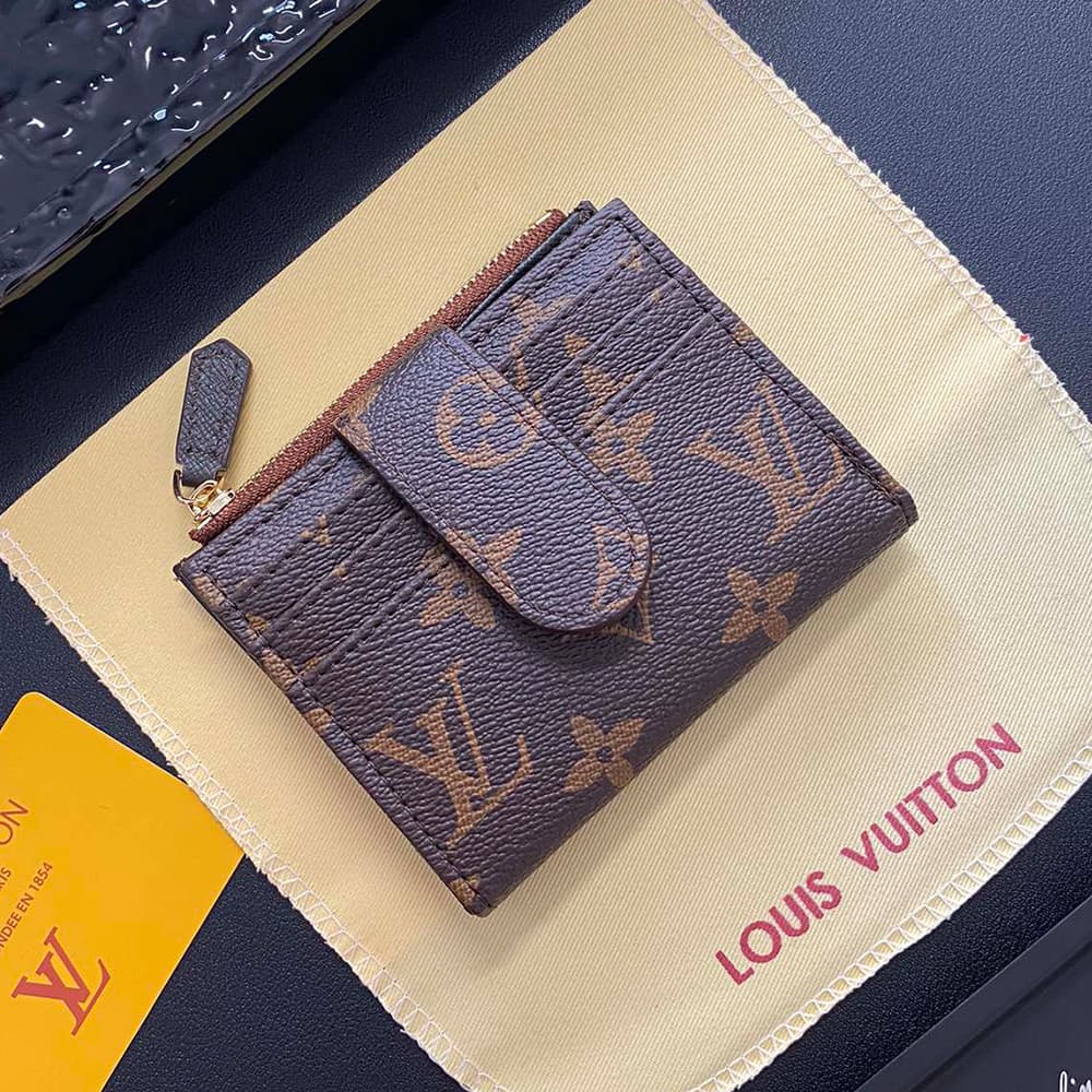 Louis Vuitton Monogram Card Holder with Zipper Pocket Louis Vuitton Monogram Card Holder with Zipper Pocket