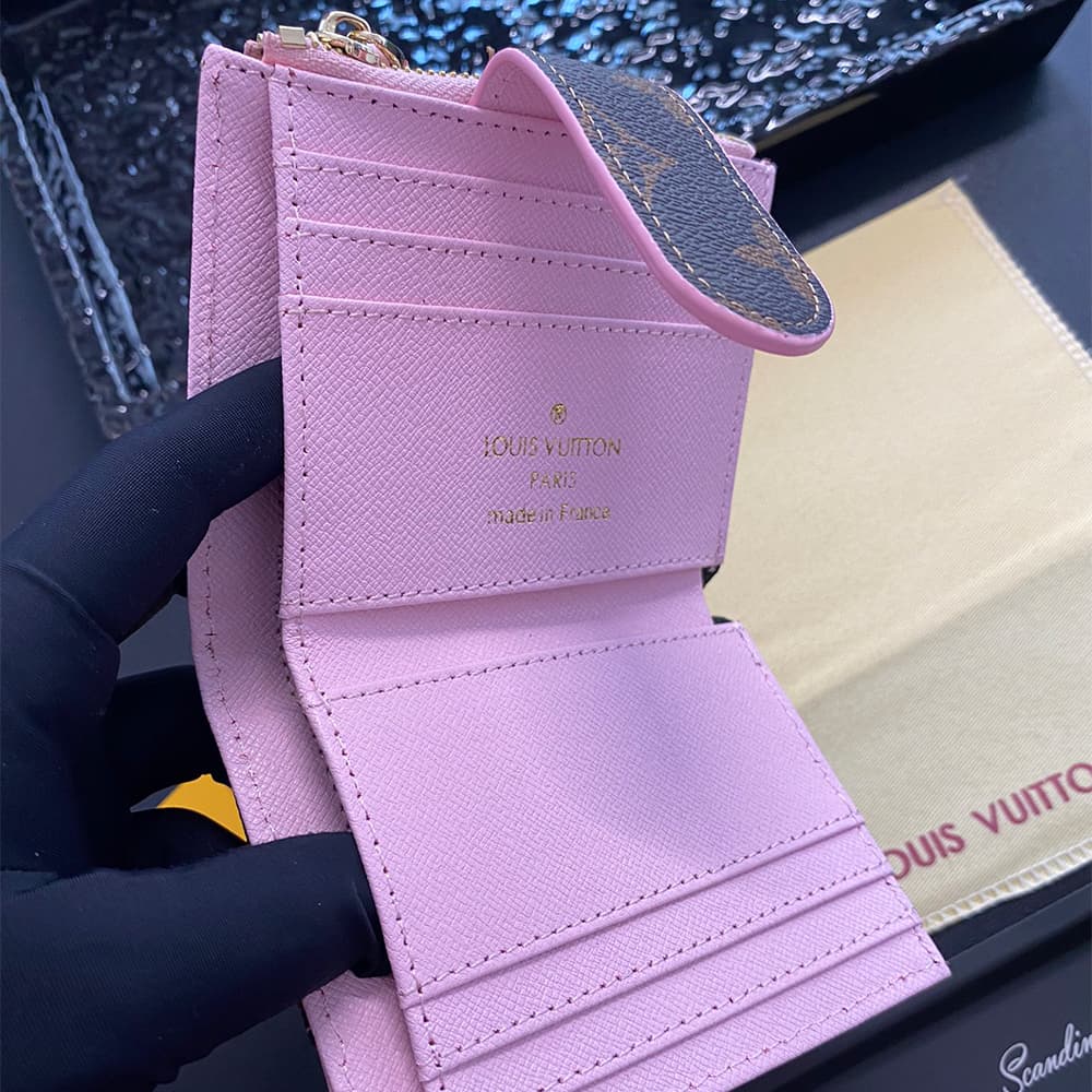 Louis Vuitton Monogram Zipper Pocket Wallet