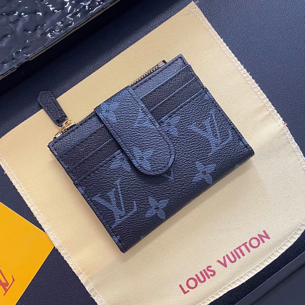 Louis Vuitton Monogram Card Holder with Zipper Pocket Louis Vuitton Monogram Card Holder with Zipper Pocket