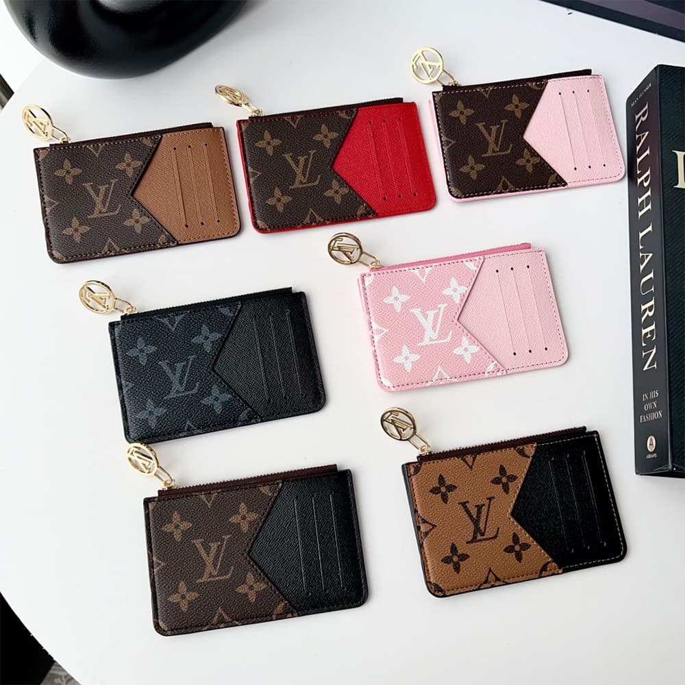 Louis Vuitton Monogram Card Holder with LV Zipper Pull