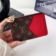 Louis Vuitton Monogram Card Holder with LV Zipper Pull