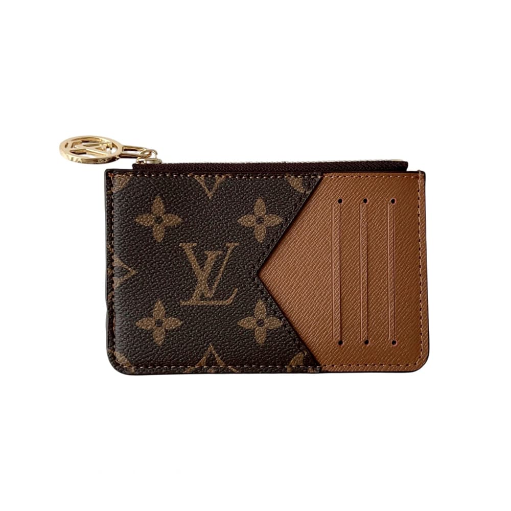 Louis Vuitton Monogram Card Holder with LV Zipper Pull