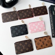 Louis Vuitton Romy Card Holder with LV Zipper Pull