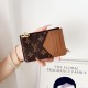 Louis Vuitton Monogram Card Holder with LV Zipper Pull