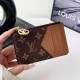 Louis Vuitton Monogram Card Holder with LV Zipper Pull