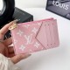 Louis Vuitton Monogram Card Holder with LV Zipper Pull