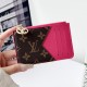 Louis Vuitton Colorful Monogram Card Holder with LV Zipper Pull