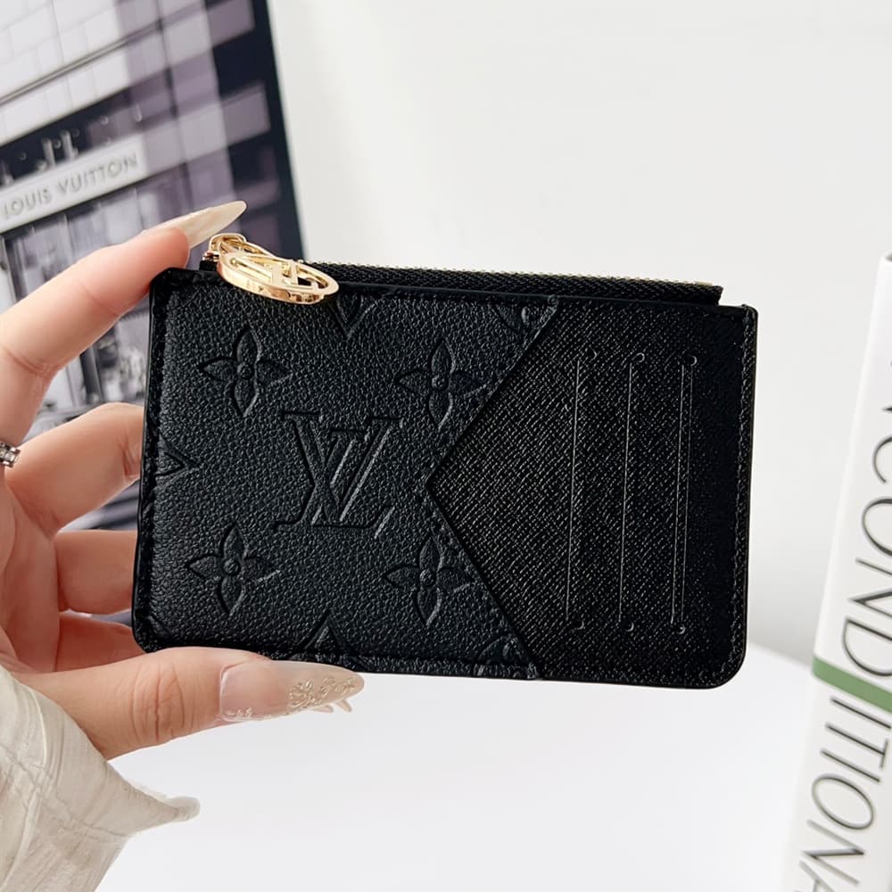 Louis Vuitton Colorful Monogram Card Holder with LV Zipper Pull