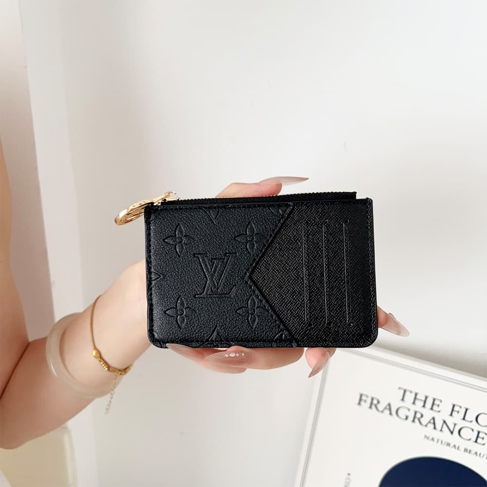 Louis Vuitton Colorful Monogram Card Holder with LV Zipper Pull