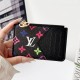 Louis Vuitton Colorful Monogram Card Holder with LV Zipper Pull