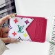 Louis Vuitton Colorful Monogram Card Holder with LV Zipper Pull