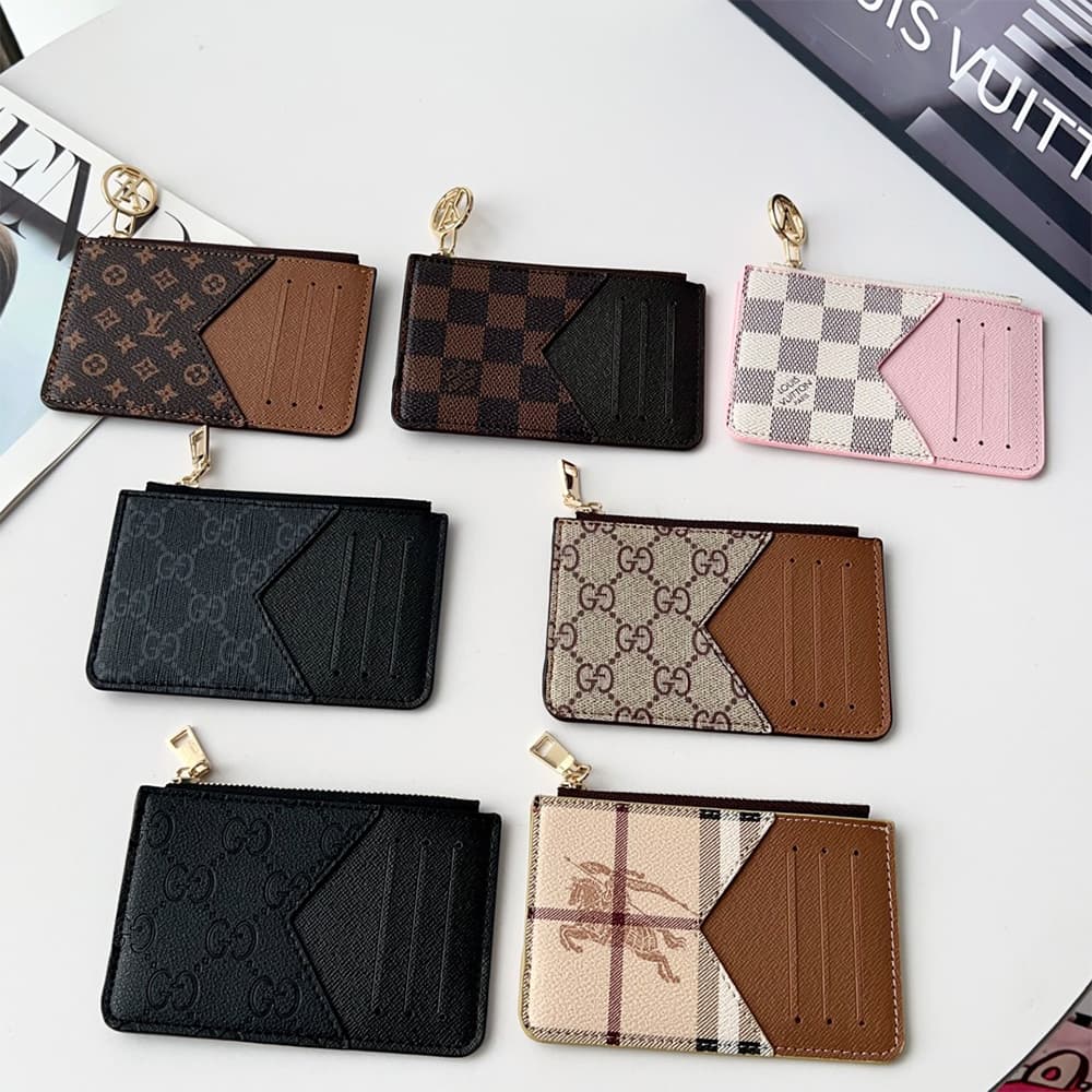 Designer Card Holder Set - Gucci GG/LV Monogram/Burberry Check