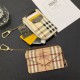 Burberry Classic Check Card Holder with TB Logo & Equestrian Knight
