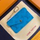 Louis Vuitton Embossed Monogram Card Holder with Gold Charm - Luxury Designer Wallet