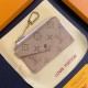 Louis Vuitton Embossed Monogram Card Holder with Gold Charm - Luxury Designer Wallet