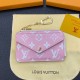 Louis Vuitton Monogram & Damier Card Holder with Gold-Tone Hardware – Luxury Designer Wallet