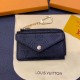 Louis Vuitton Monogram & Damier Card Holder with Gold-Tone Hardware – Luxury Designer Wallet