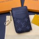 Louis Vuitton Monogram & Damier Card Holder with Gold-Tone Hardware – Luxury Designer Wallet
