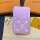 Louis Vuitton Monogram & Damier Card Holder with Gold-Tone Hardware – Luxury Designer Wallet
