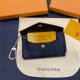Louis Vuitton Monogram & Damier Card Holder with Gold-Tone Hardware – Luxury Designer Wallet