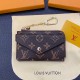 Louis Vuitton Monogram & Damier Card Holder with Gold-Tone Hardware – Luxury Designer Wallet