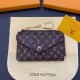 Louis Vuitton Monogram & Damier Card Holder with Gold-Tone Hardware – Luxury Designer Wallet